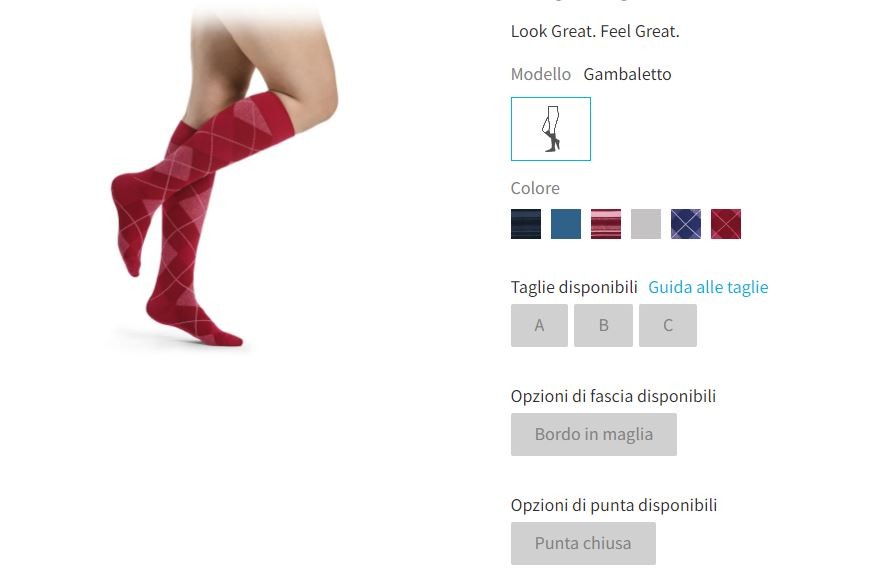Sigvaris Shades Women Argyle Gambaletto