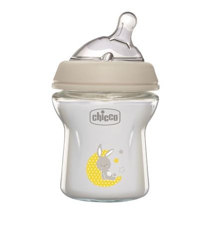 Chicco biberon natural feeling vetro 0m+ 150 ml