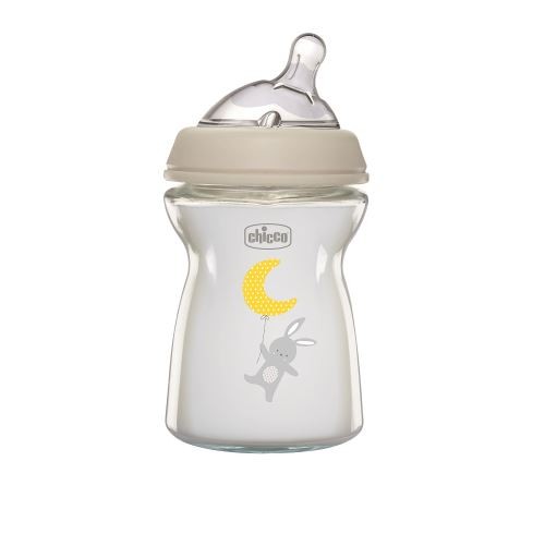 Chicco biberon natural feeling vetro 0m+ 250 ml