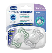 Chicco Succhietto Light Lumi Silicone 16-36m 2 Pezzi