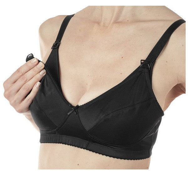 Artsana Mammy Reggiseno Microfibra Allattamento Black 4d