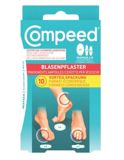 Cerotti Compeed Per Vesciche Medio Misto 10 Pezzi