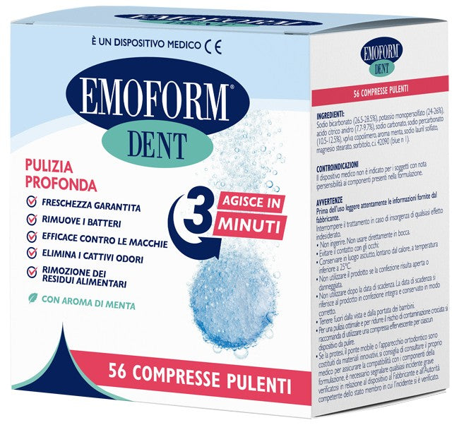 Polifarma Benessere Compresse Pulenti Emoform protesi 56 Pezzi