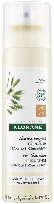 Klorane Shampoo Secco Avena&ceramide Capelli Scuri