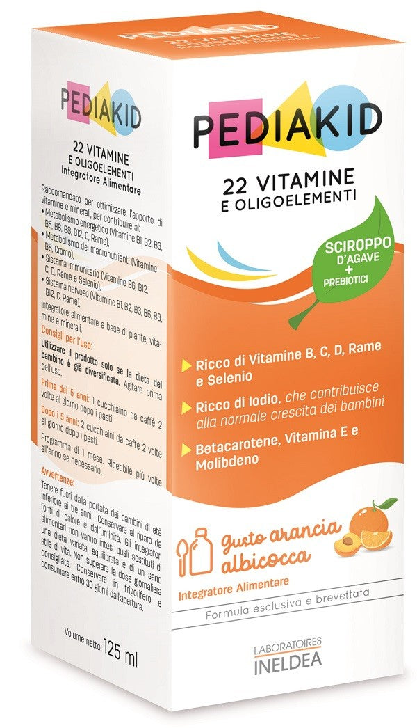 Pediakid 22 Vitamine E Oligoelementi Sciroppo 1