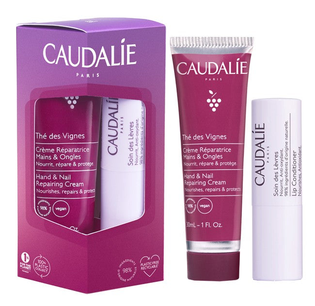 Caudalie The Des Vignes Duo Mani&labbra Crema 30 Ml + Stick 4,5 G