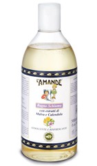 L'amande marseille bagno schiuma malva e calendula
