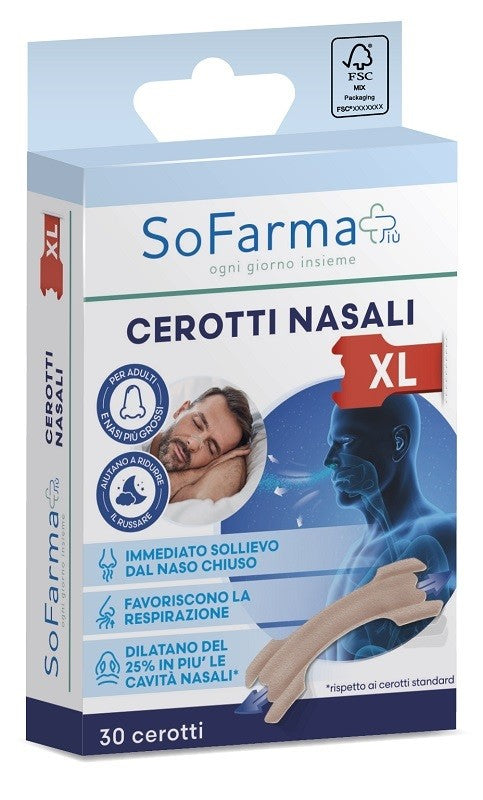 Cerotto Nasale Extra Extra Large 6,7 X2cm Sofarmapiu'