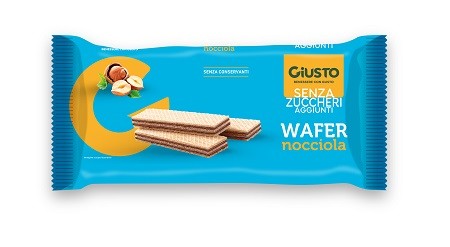 Farmafood Giusto Senza zucchero Wafers Nocciola 150g