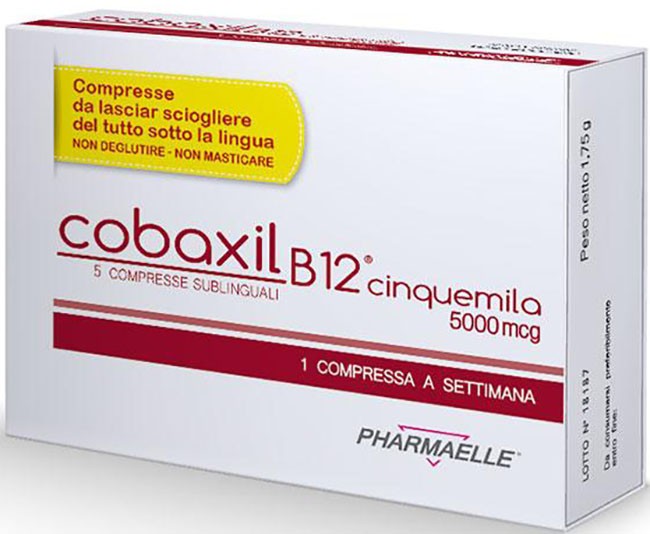 Cobaxil b12 5000mcg  5 compresse