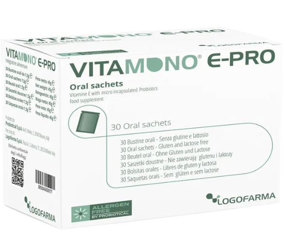 Logofarma Vitamono E Pro 30 Bustine Idrosolubili