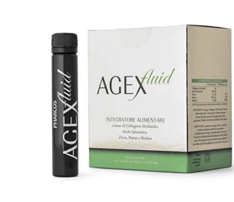 Biodue Agex Fluid Pharcos 15 Fiale Da 25 Ml pelle sana