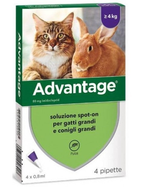 Advantage Spot Per Gatti Superiori A 4 Kg