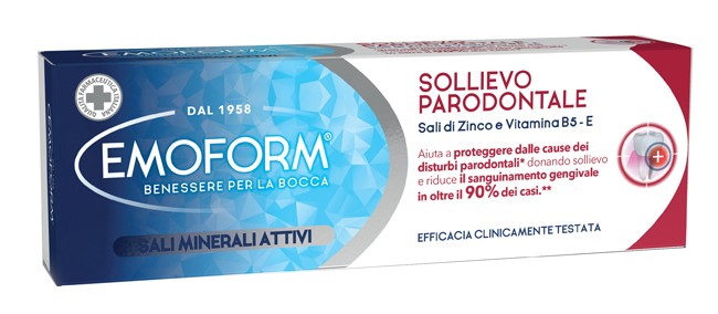 Emoform Sollievo Parodontale dentifrici