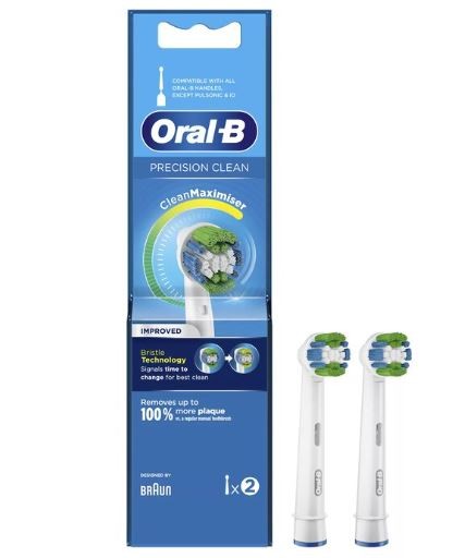 Oralb precision clean testine spazzolino elettrico 2 pezzi