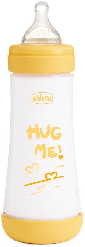 Chicco Biberon Perfect 5 Biberon Giallo Flusso Veloce