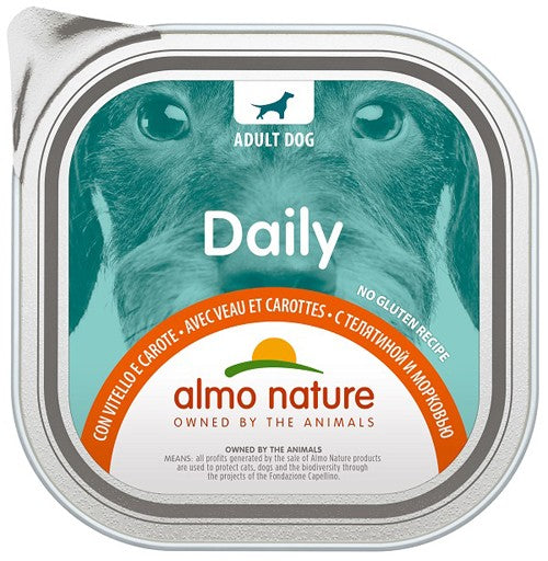 Almo Nature Daily Menu Dogs Con Vitello E Carote