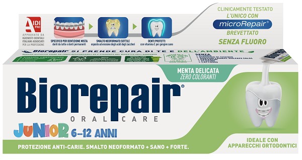 Biorepair Dentifricio Junior 7/14 Anni 75ml