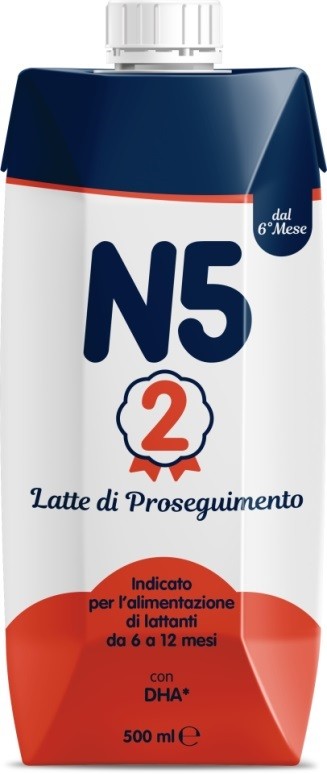 N5+2 Latte Uht 6 Mesi 500 Ml