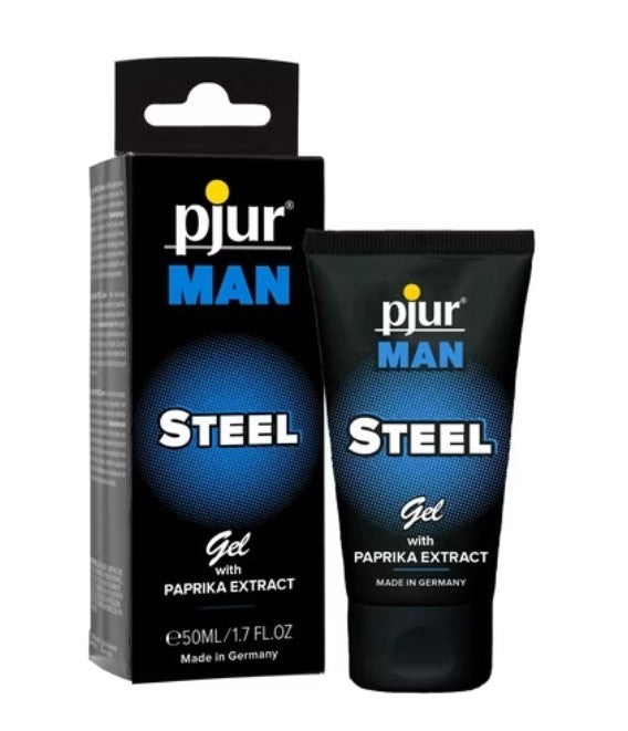 Pjur Man steel Gel Crema erezione con paprika e mentolo 50ml