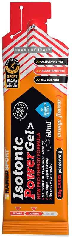 Named Isotonic Power Gel Orange