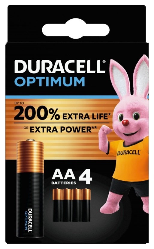 Duracell Optimum Aa B4