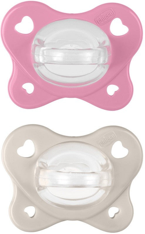 Chicco Dual Soft Succhietto Rosa 6-16 Mesi