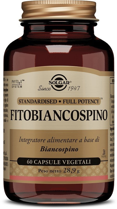 Solgar Fitobiancospino 60 Capsule Vegetali