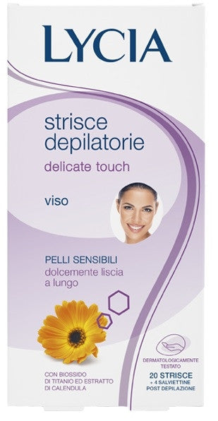 Strisce Depilatorie Lycia Viso 20 Pezzi