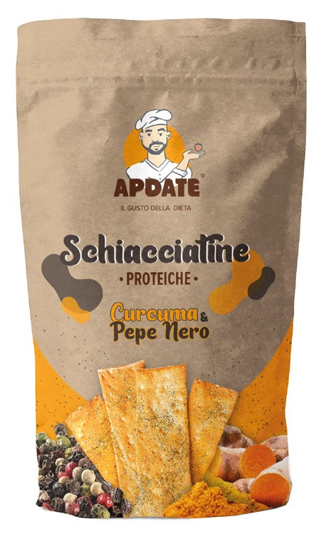 Schiacciatine proteiche pepe nero curcuma