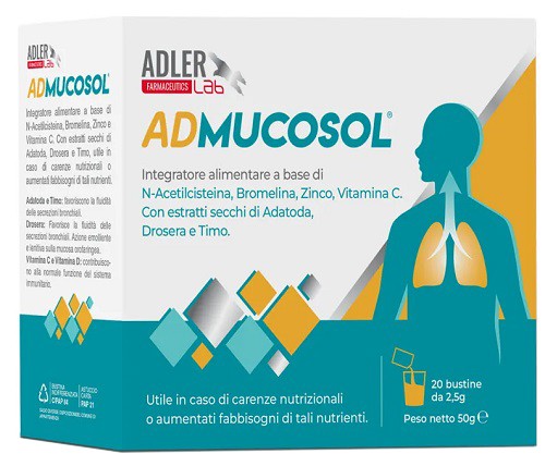 Adler Lab Admucosol 20 Bustine