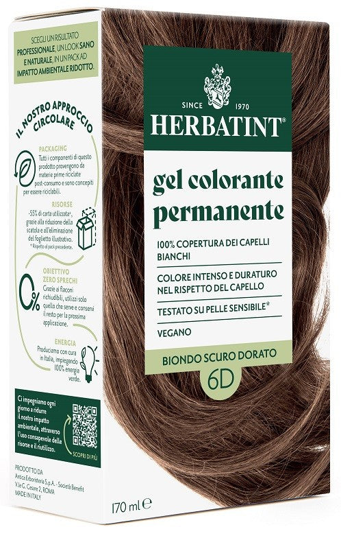 Herbatint 6d Biondo Scuro Dorato