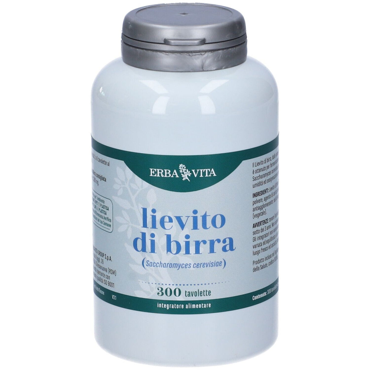 Erba Vita Lievito Birra 300 Tavolette integratore per la pelle grassa