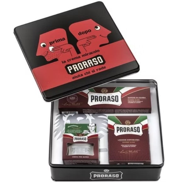 Proraso Set regalo da 3 pezzi per rasatura