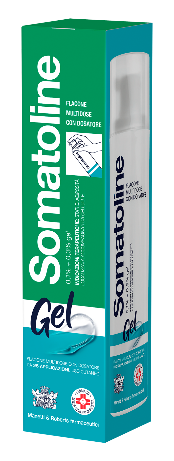 Somatoline 0,1% + 0,3% Gel