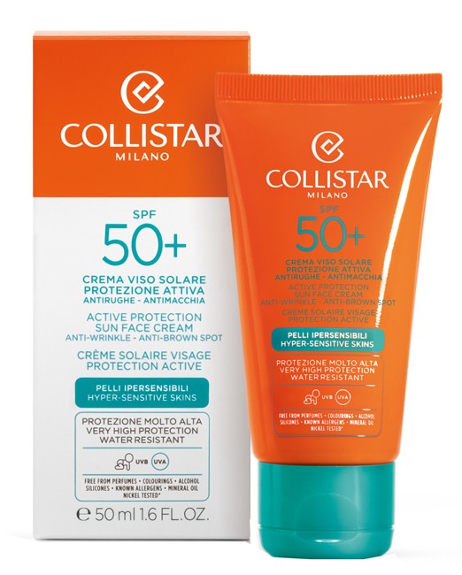 Collistar Crema viso protezione attiva pelli sensibili spf 50+