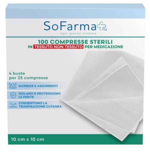 Sofarmapiu' 10x10 Cm 100 Pezzi