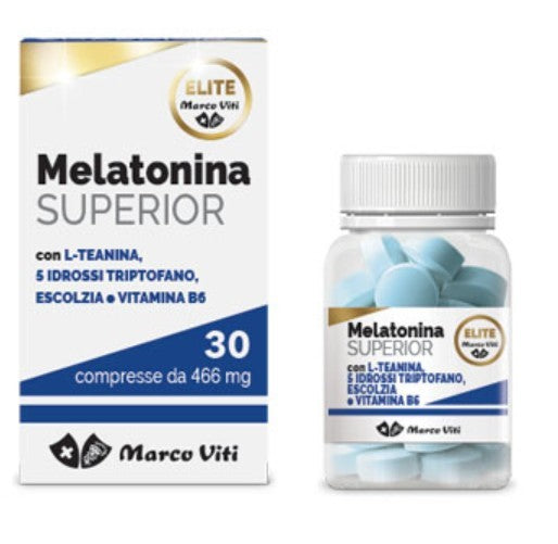 Marco Viti Farmaceutici Melatonina Superior integratore 30 Compresse