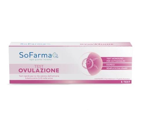 Sofarmapiu' Test Autodiagnostico Ovulazione 5 Pezzi