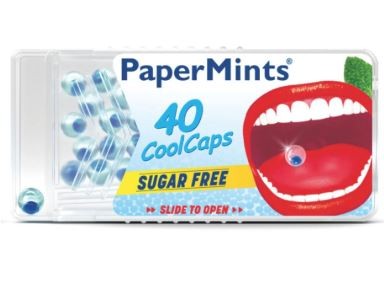 Papermints Cool Caps Sugar Free
