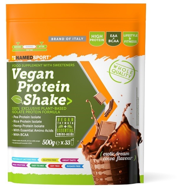 Named Vegan Protein Shake Exotic Dream Cocoa 500 G