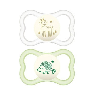 Mam Air Night Succhietto Silicone 16M+ 2 Pezzi