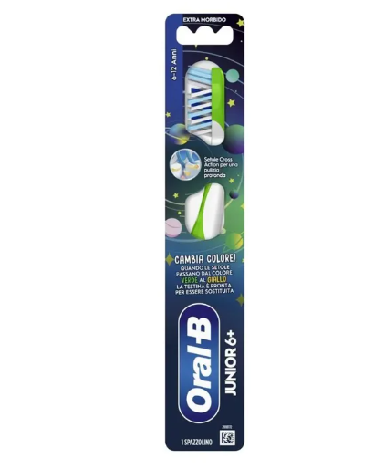 Oralb Junior 6+ 6-12 Anni spazzolino bambini