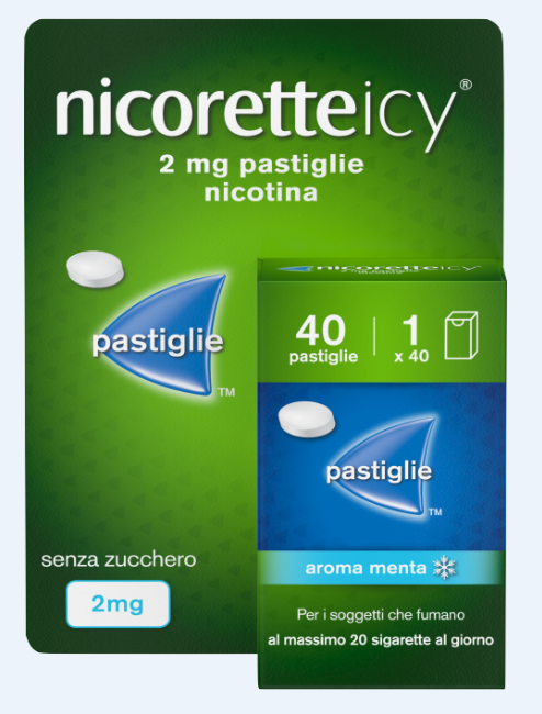 Nicoretteicy 40 Pastiglie