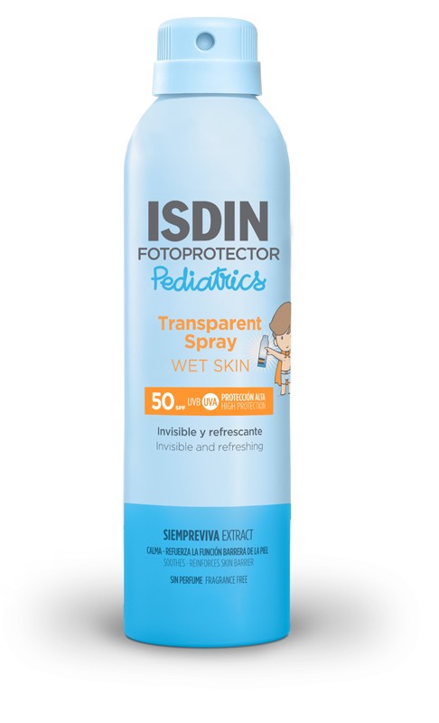 Isdin Transparent Spray Wet Skin Pediatrics Spf50