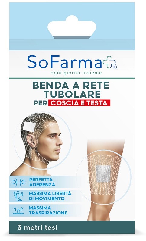 Benda A Rete Tubolare Sofarmapiu' Per Coscia E Testa