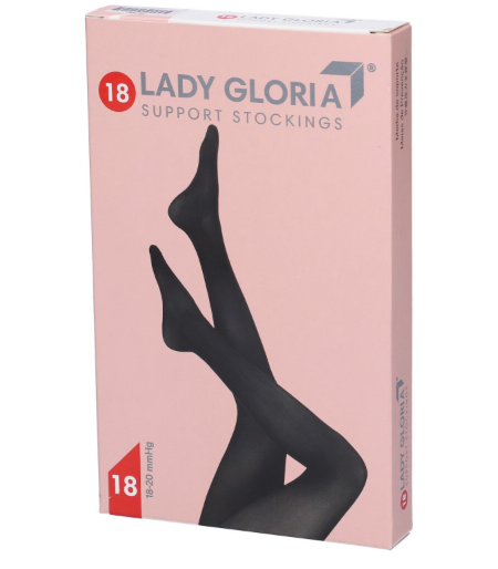 Ladygloria 18 Autoreggente Punta Aperta Daino 5