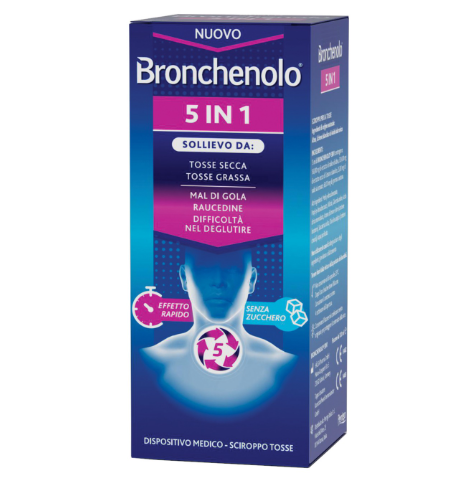 Bronchenolo 5 in 1 sciroppo