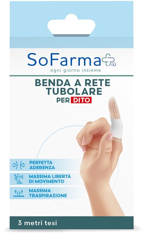 Benda A Rete Tubolare Sofarmapiu' Per Dita