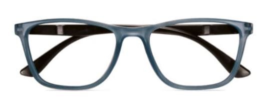 Twins silver sunset navy/nero occhiale da lettura +2,00